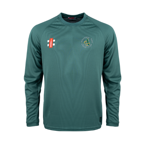 gray-nicolls-matrix-v2-maglia-manica-lunga-junior-atherstone-cc-verde image 1