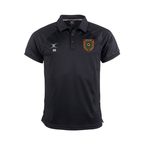 gilbert-rugby-evo-polo-manica-corta-senior-nero-petersfield-rfc image 1