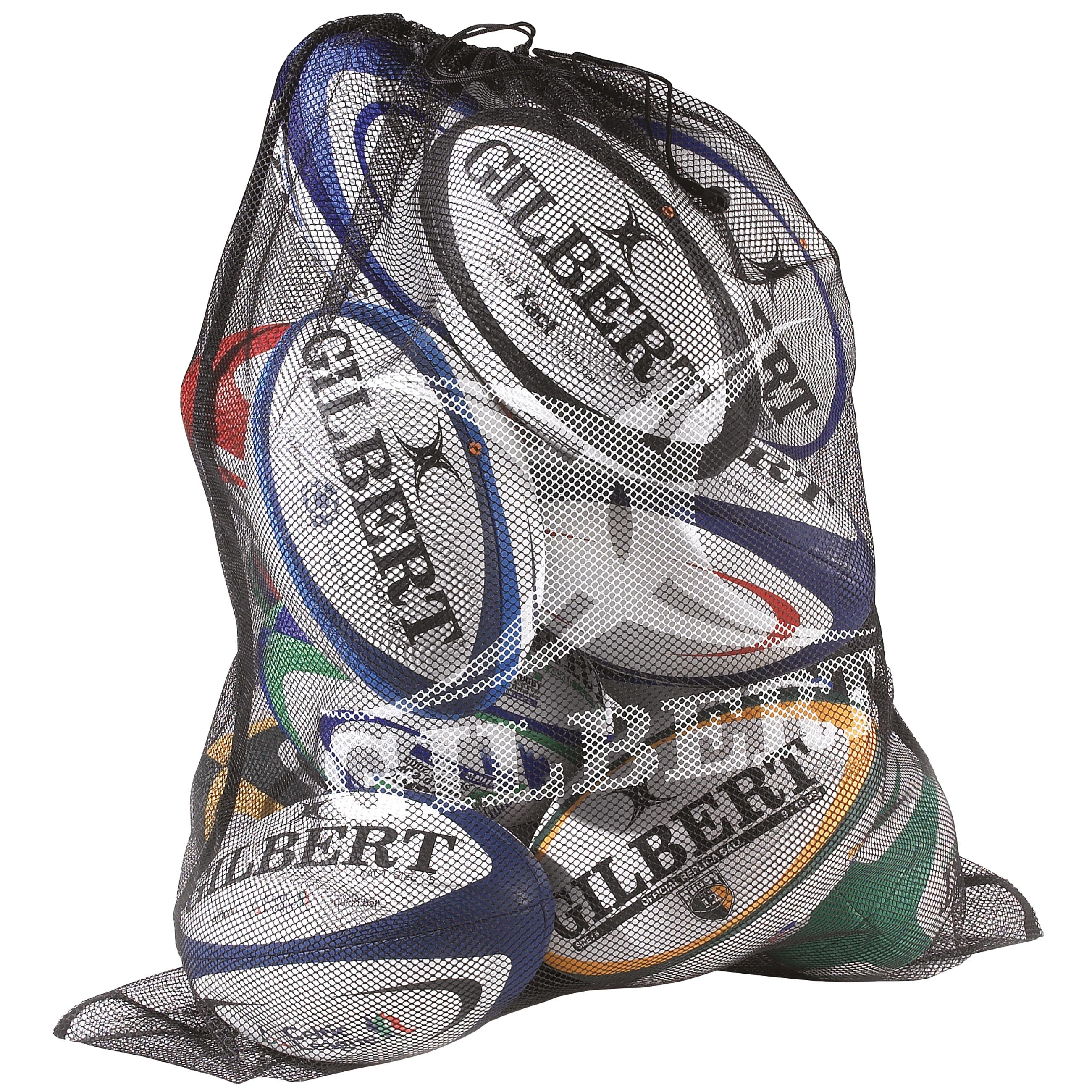 gilbert-rugby-fine-mesh-bag-borsa-rete-porta-palloni-rugby-nera-da-12-palloni image 1