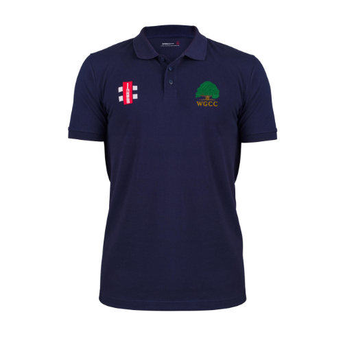 gray-nicolls-wisborough-green-cc-velocity-polo-manica-corta-junior-blu-navy-scur image 1