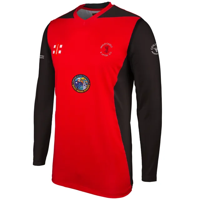 gray-nicolls-hanley-castle-upton-cc-junior-pro-performance-t20-maglia-manica-lun image 1