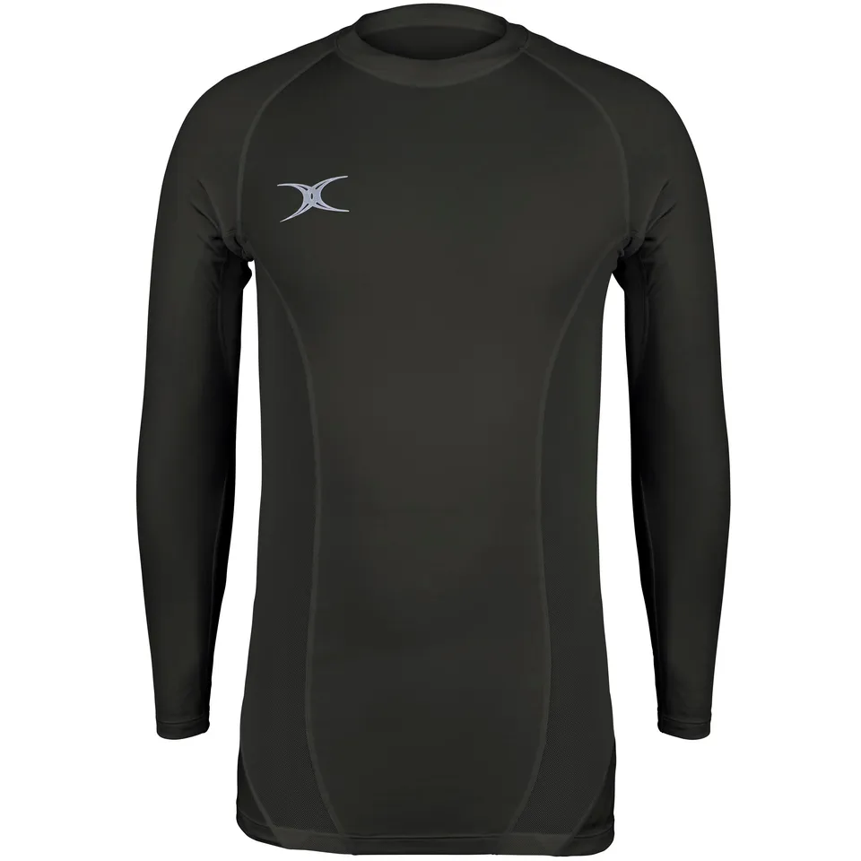 gilbert-rugby-atomic-x-ii-maglia-termica-baselayer-uomo-nero image 1