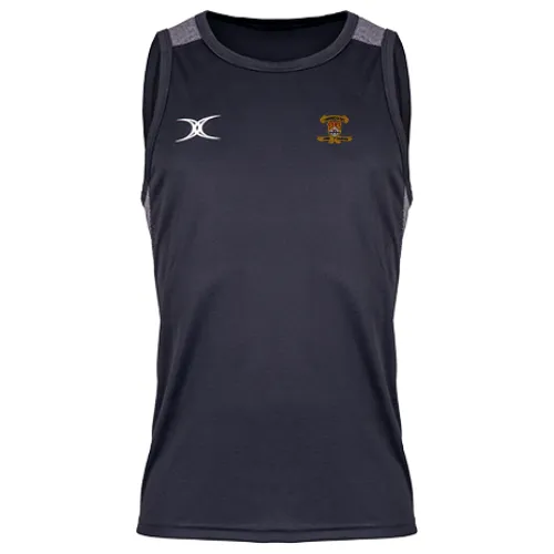 gilbert-rugby-cowbridge-rc-adulto-pro-canotta-nero-senior image 1