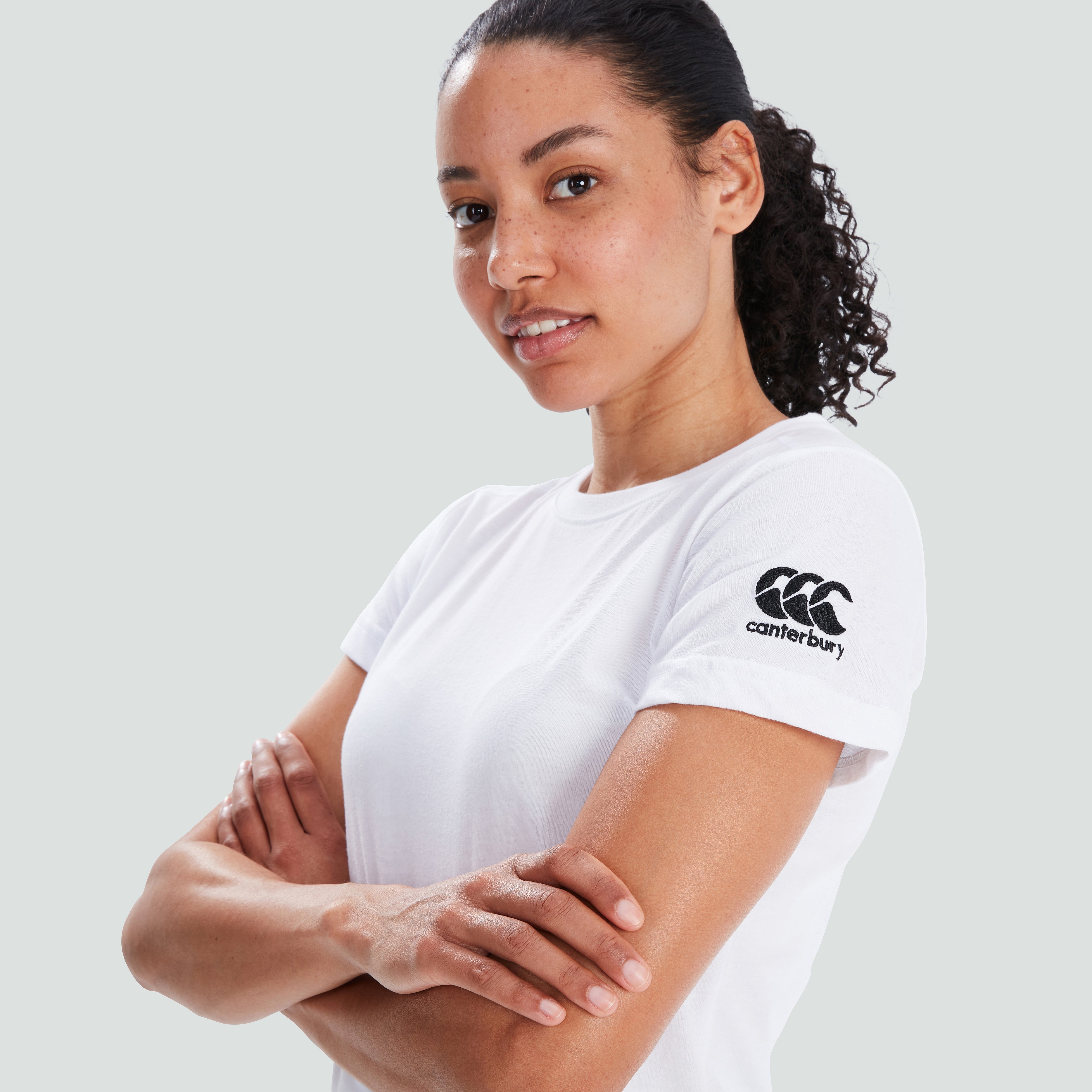 canterbury-club-plain-tee-donna-bianco image 4