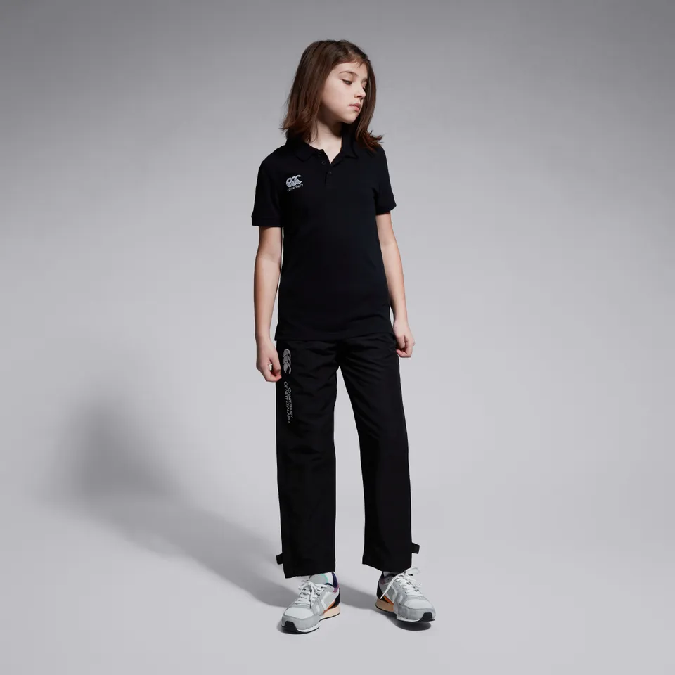 canterbury-waimak-polo-junior-unisex-black-polo-rugby-bambino image 1