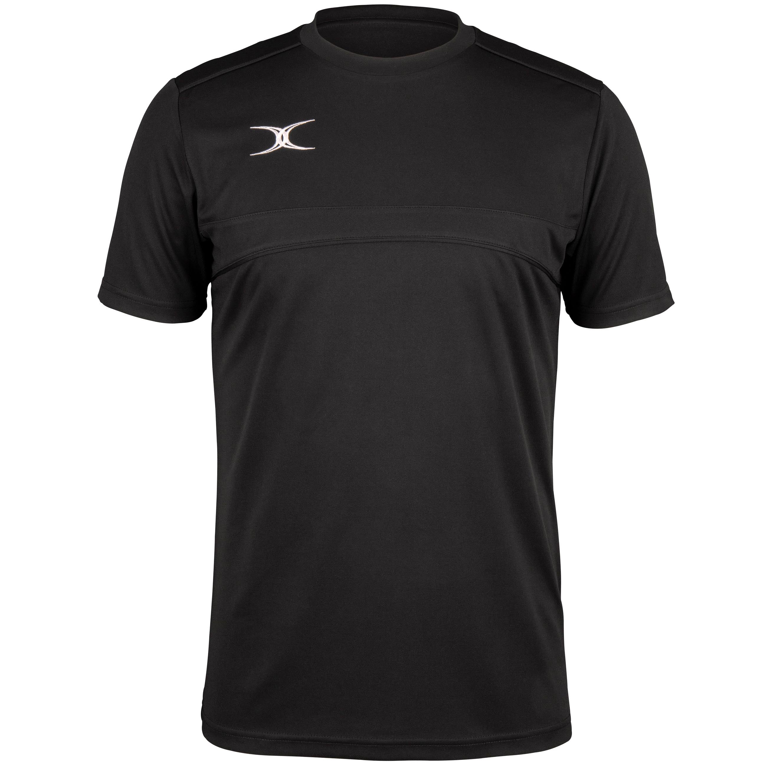 gilbert-rugby-t-shirt-photon-uomo-nero image 1