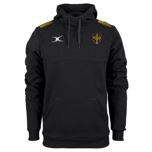 gilbert-rugby-photon-felpa-con-cappuccio-esher-rfc-uomo-nero image 1