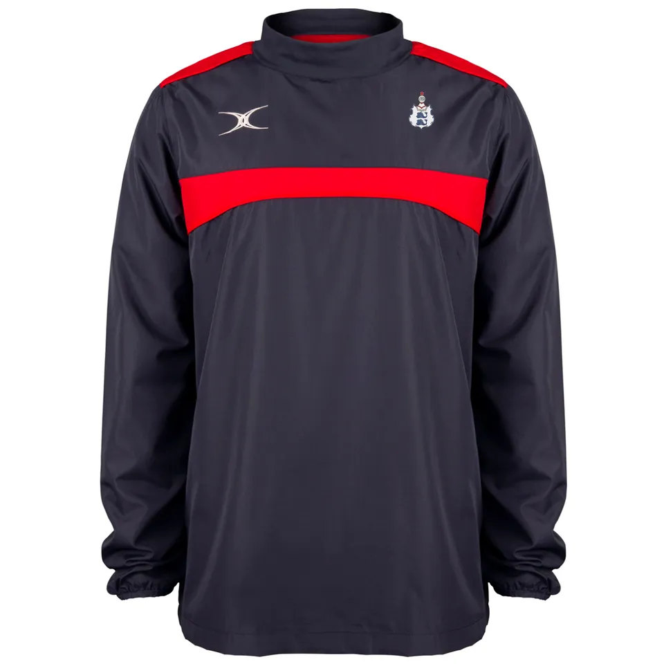 gilbert-rugby-brighton-rfc-senior-giacca-warm-up-photon-blu-navy-rosso image 1