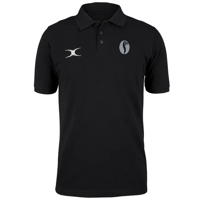 gilbert-rugby-quest-polo-uomo-senior-nera-rugga-coffee image 1