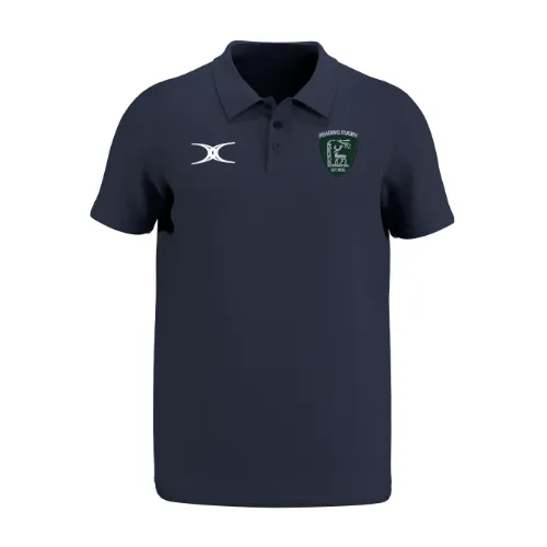 gilbert-rugby-reading-rfc-atom-polo-manica-corta-blu-navy-junior image 1