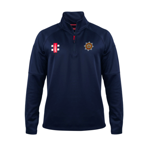 gray-nicolls-guards-cricket-pro-thermo-fleece-senior-navy-pile-1-4-zip image 1
