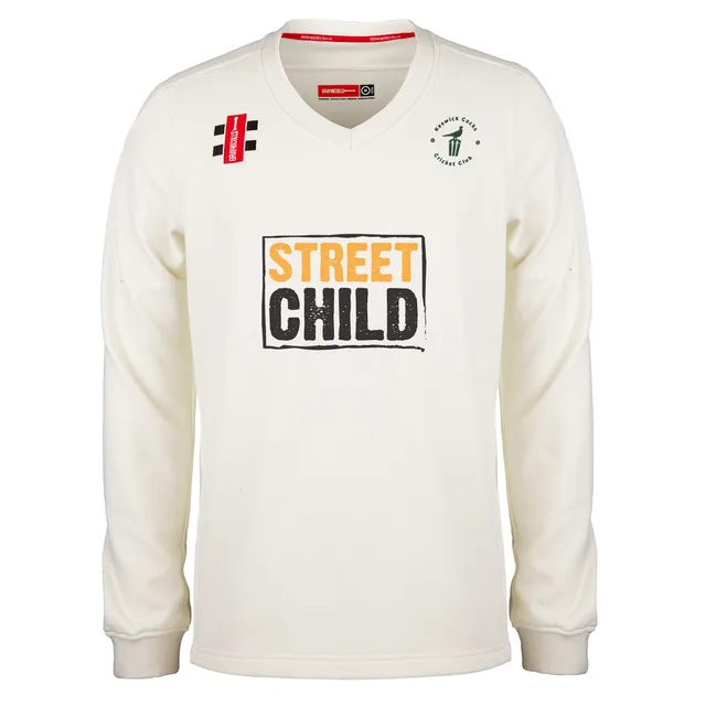 gray-nicolls-keswick-cocks-adult-pro-performance-maglione-da-match-avorio image 1