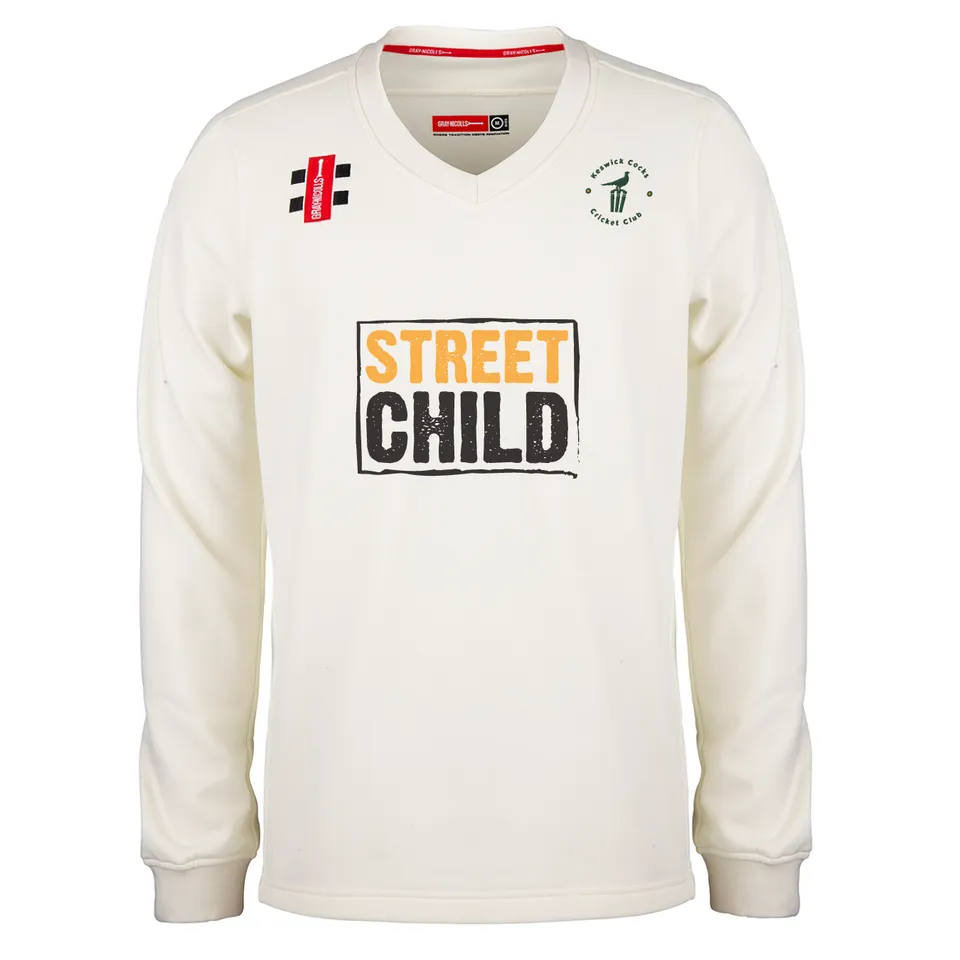 gray-nicolls-keswick-cocks-adult-pro-performance-maglione-da-match-avorio image 1