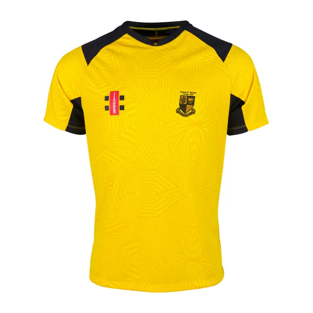 gray-nicolls-carmel-and-district-cc-pro-t20-maglia-match-s-s-junior-giallo-nero image 1