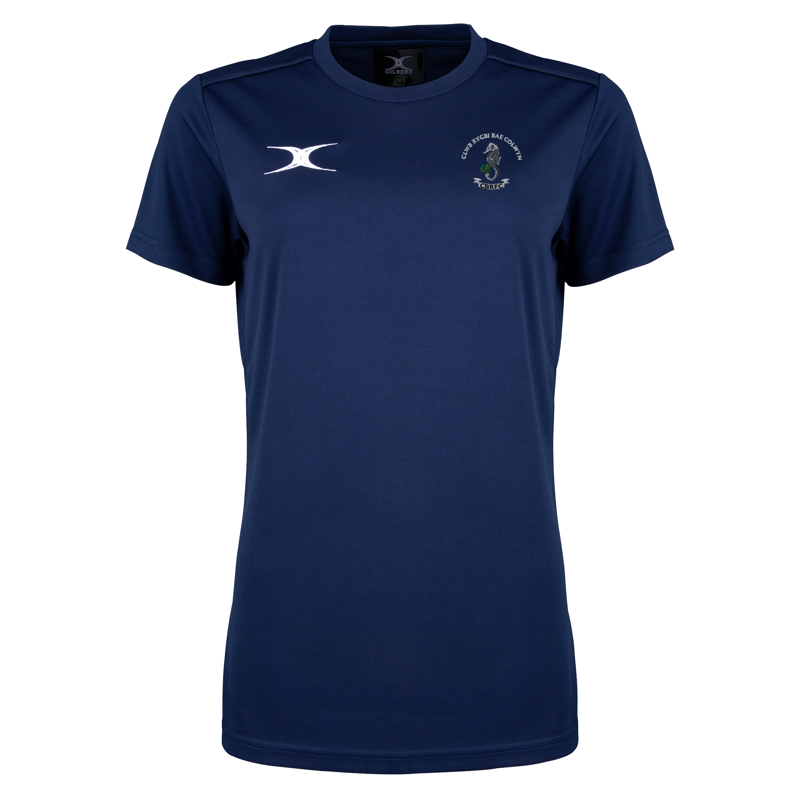 gilbert-rugby-colwyn-bay-rfc-junior-t-shirt-photon-ii-manica-corta-blu-navy image 1