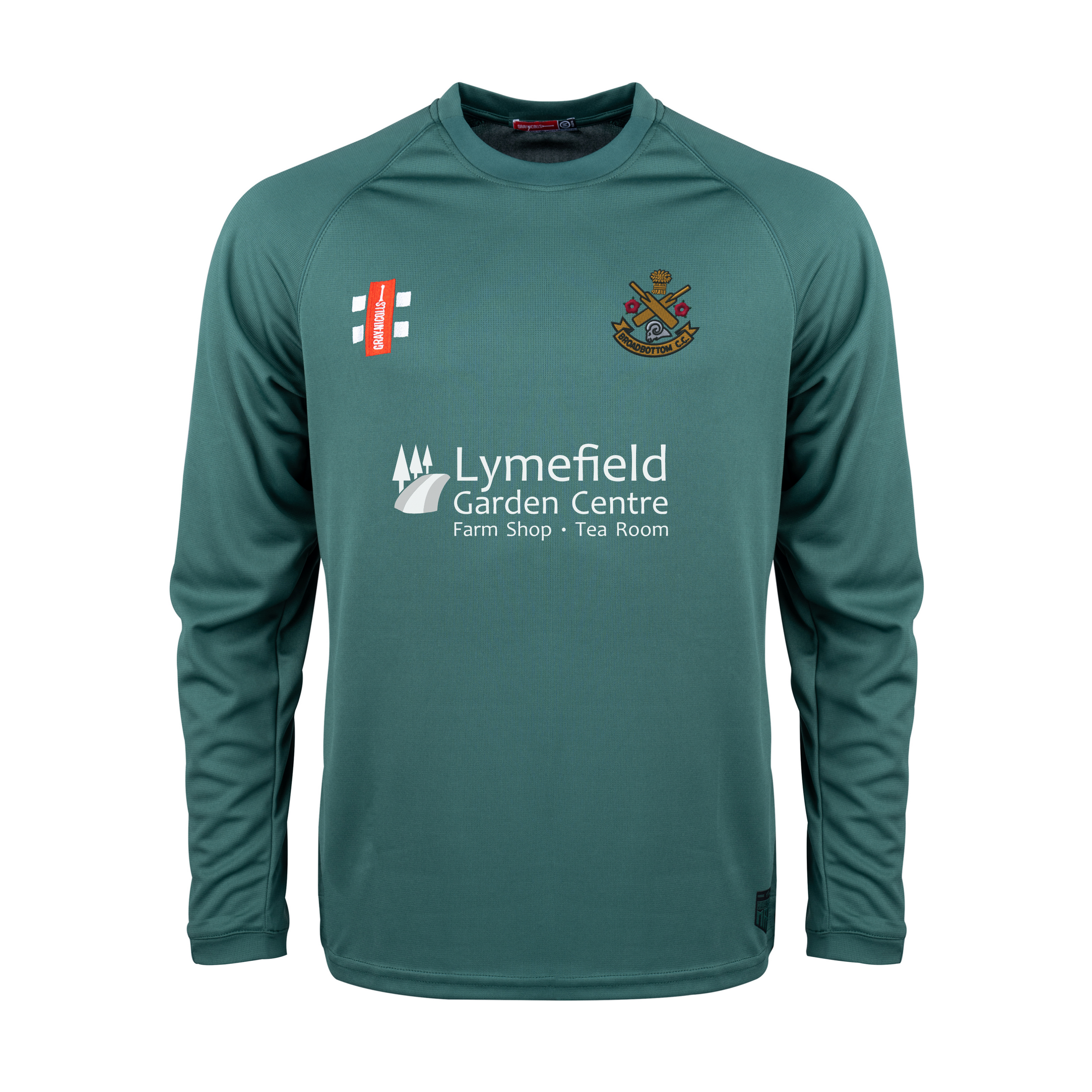 gray-nicolls-broadbottom-cc-matrix-v2-maglia-manica-lunga-junior-verde image 1