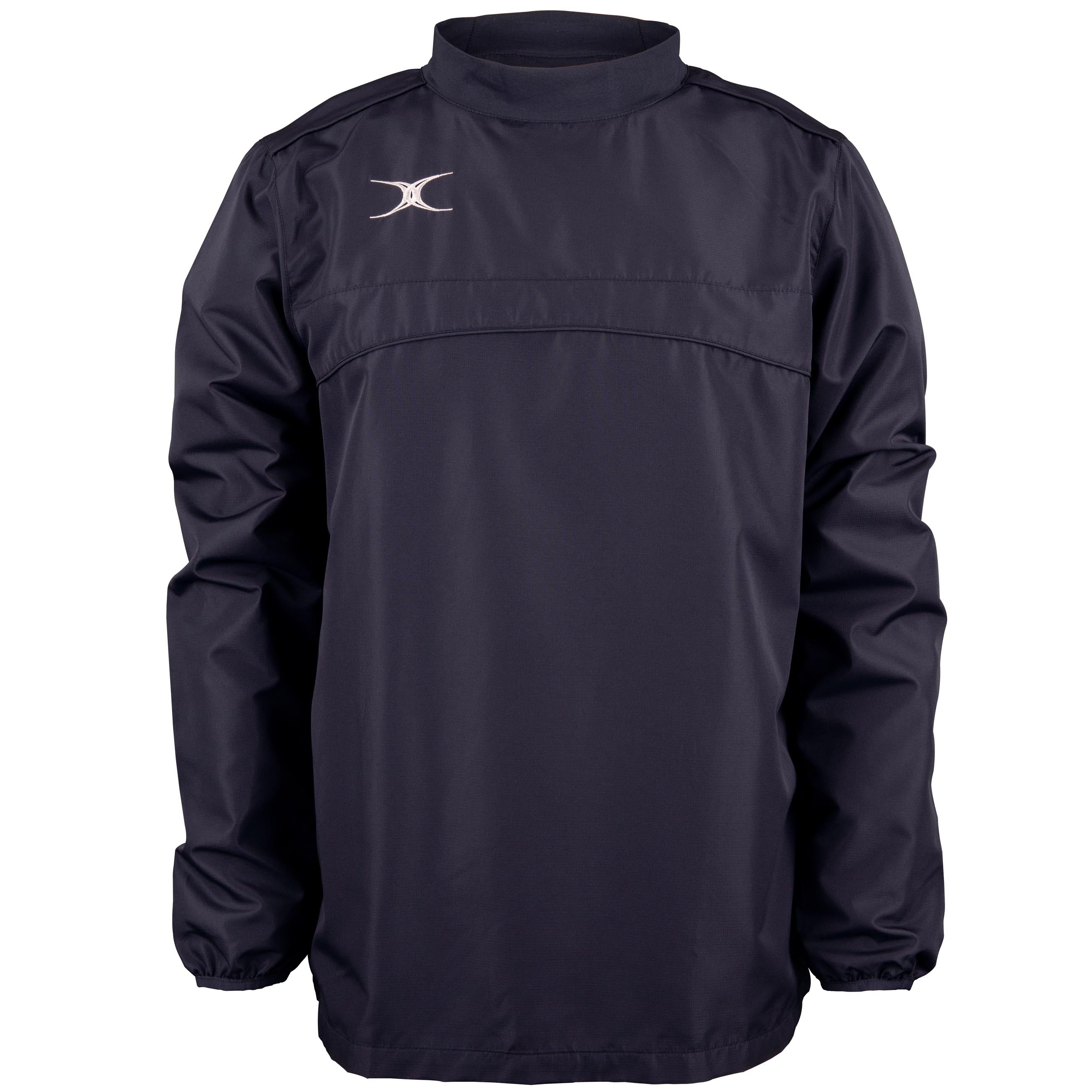 gilbert-rugby-photon-warm-up-top-junior-nero-oro image 3