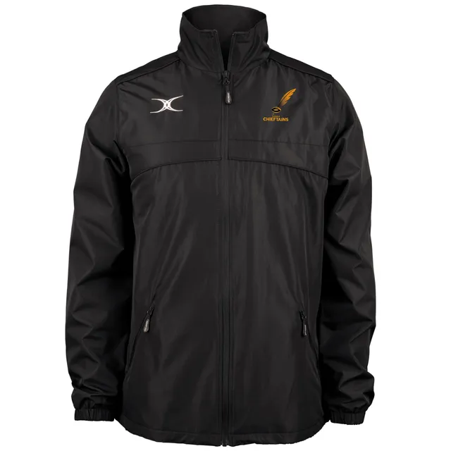 giacca-gilbert-rugby-photon-currie-chieftains-uomo-full-zip-nera image 1