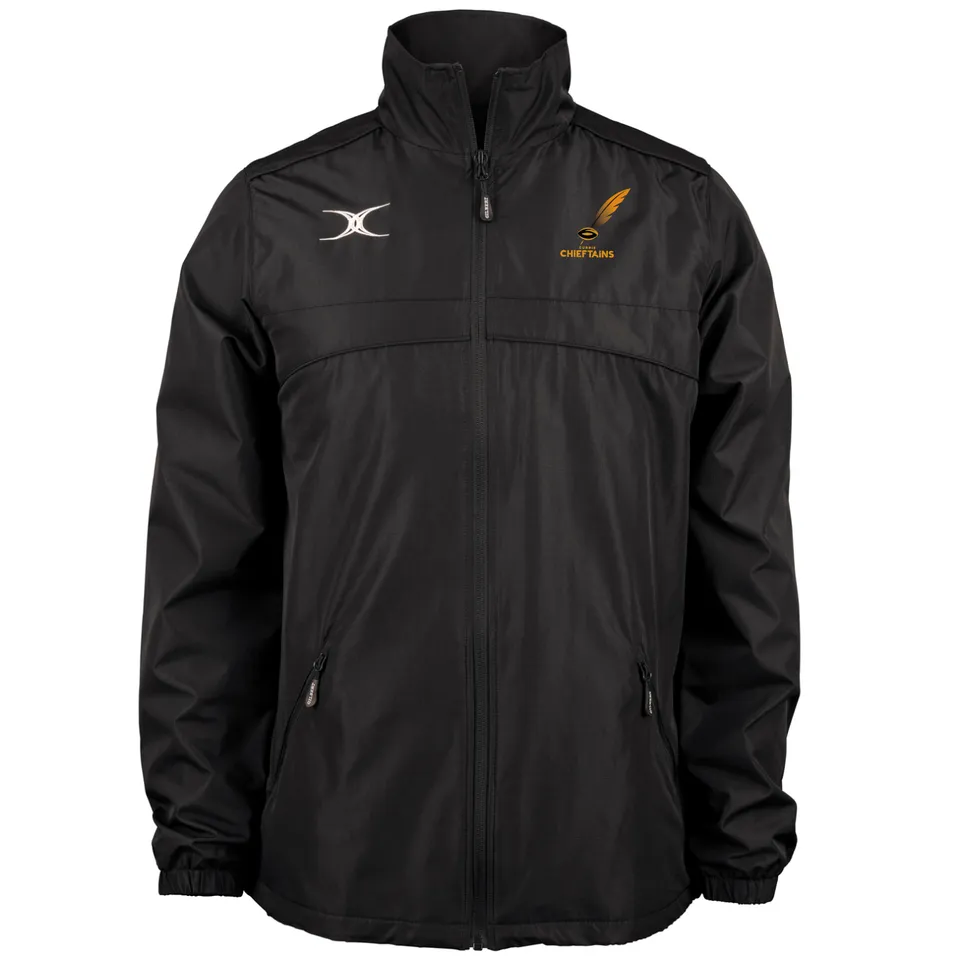 giacca-gilbert-rugby-photon-currie-chieftains-uomo-full-zip-nera image 1