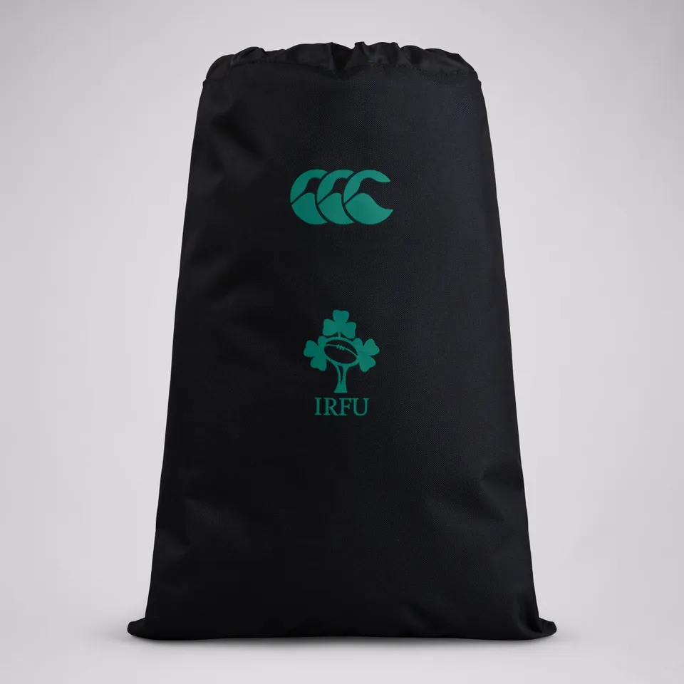 canterbury-ireland-gym-sack-unisex-sacca-rugby-nero-verde image 1