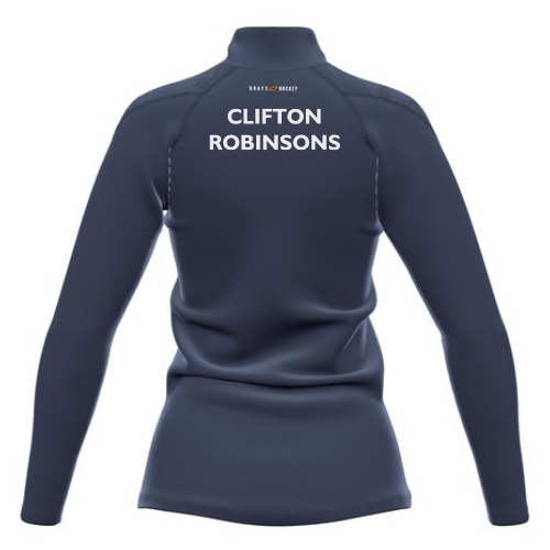 grays-gts-pile-performance-1-4-zip-donna-clifton-robinsons-hockey-club-blu-navy- image 2