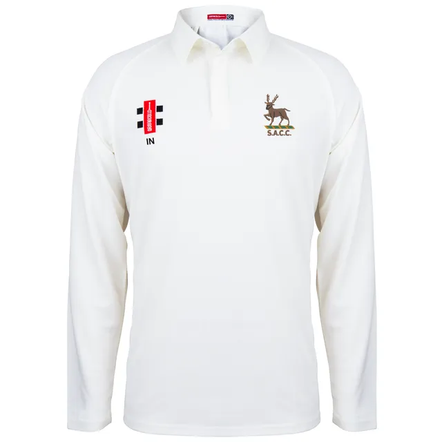 gray-nicolls-matrix-camicia-cricket-manica-lunga-ivory-southgate-adelaide-cc image 1