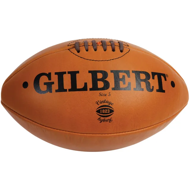 gilbert-rugby-vintage-ball-pallone-rugby-in-pelle-misura-5-e-mini image 1