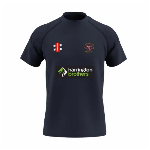 gray-nicolls-matching-green-cc-gts-t-shirt-manica-corta-senior-blu-navy-scuro image 1