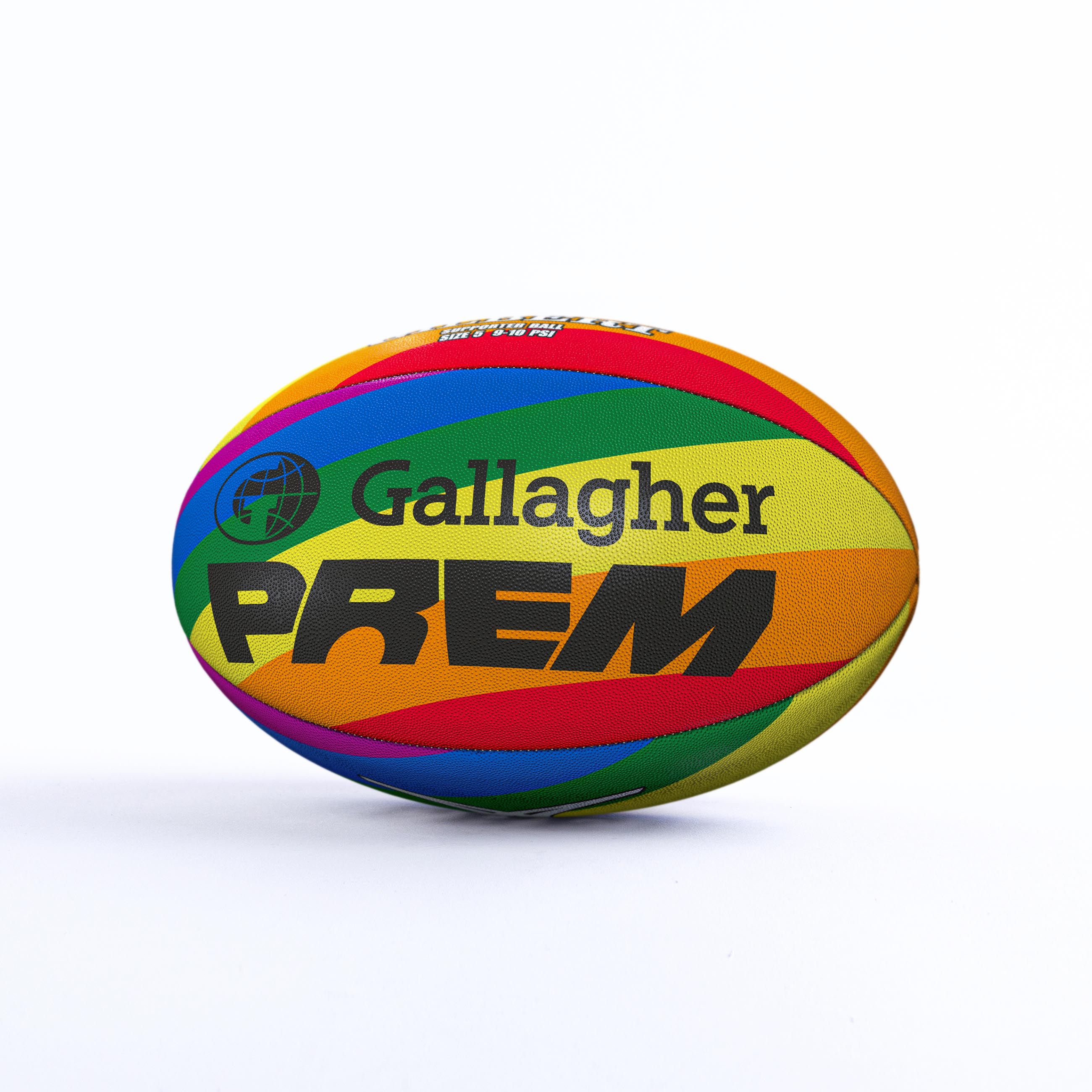 gilbert-rugby-rainbow-prem-rugby-ball-25-26-pallone-supporter-rainbow-laces-prem image 2