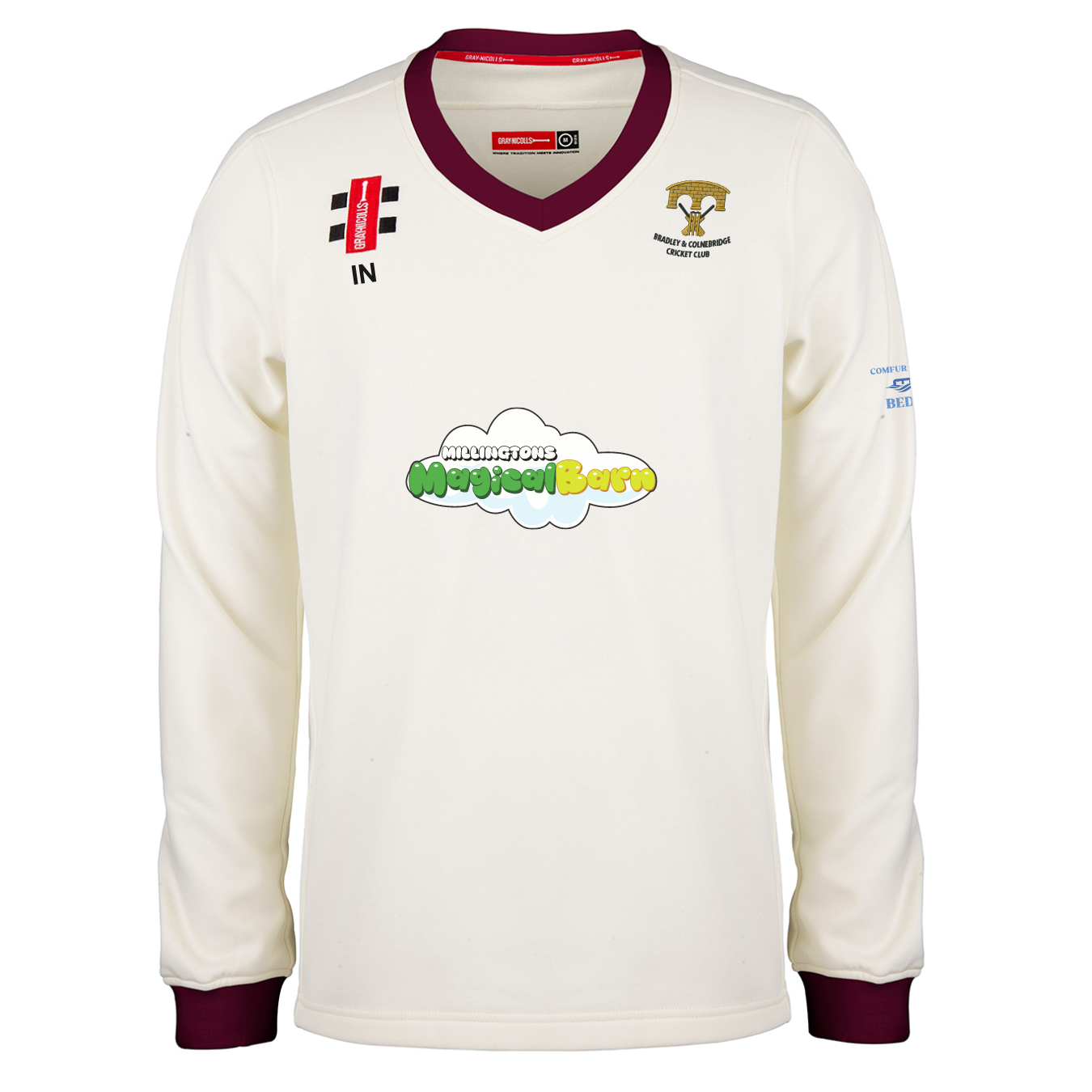 gray-nicolls-bradley-colnebridge-cc-pro-performance-maglione-cricket-junior-avor image 1