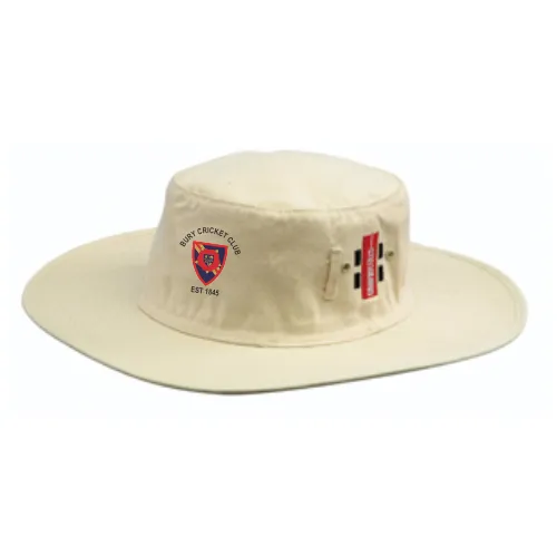 gray-nicolls-bury-cc-sun-hat-adulto-cappello-cricket-crema image 1