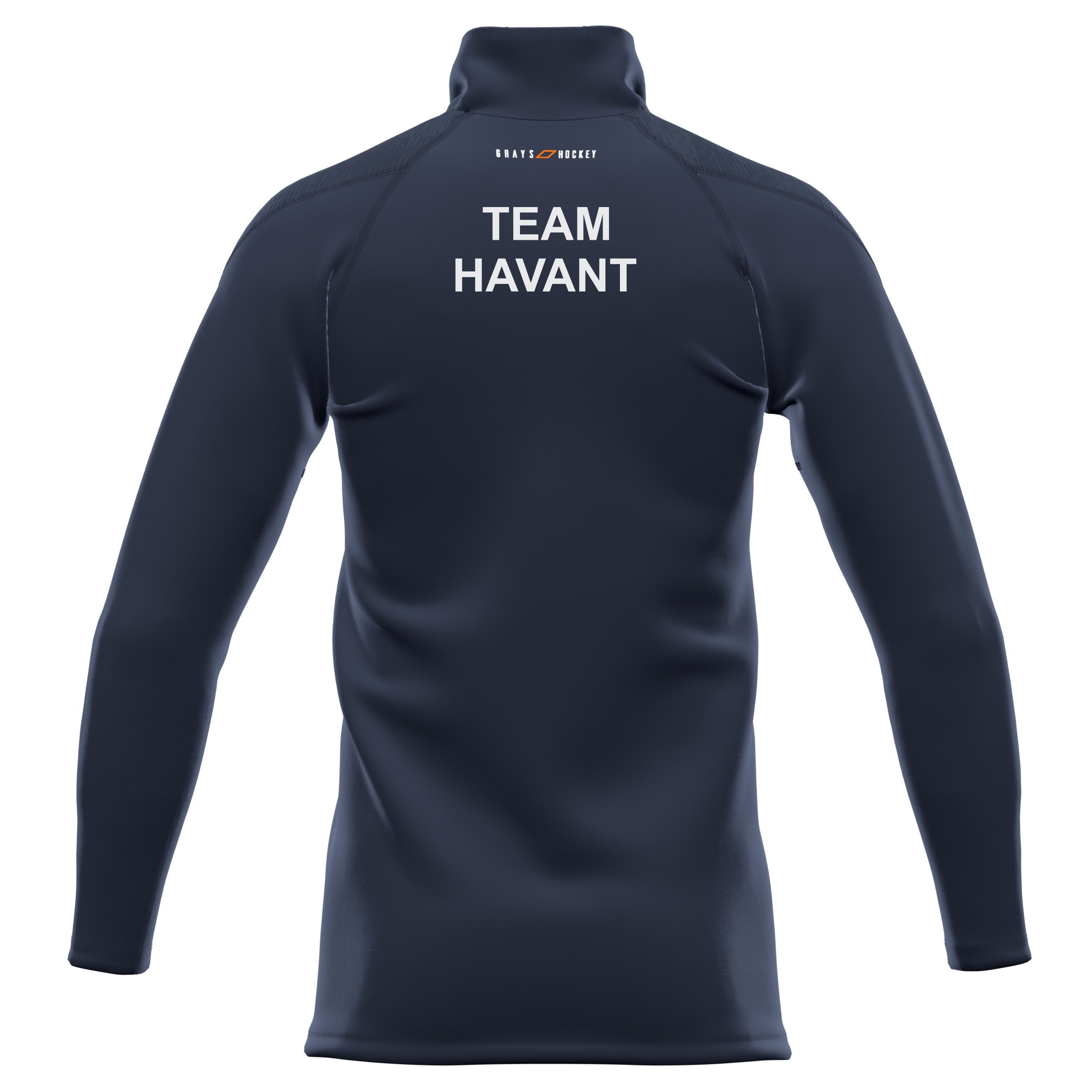 grays-havant-hc-pile-1-4-zip-gts-uomo-blu-navy image 2
