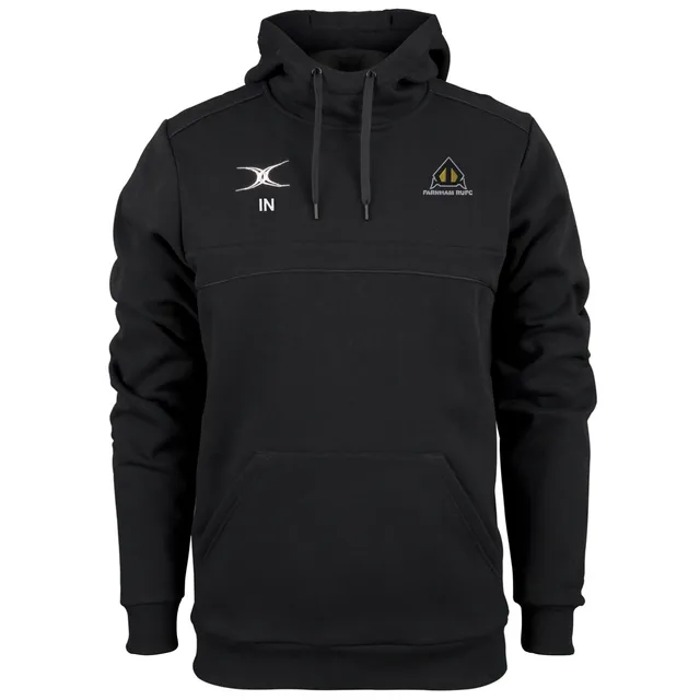 gilbert-rugby-farnham-rufc-photon-felpa-con-cappuccio-uomo-nera image 1