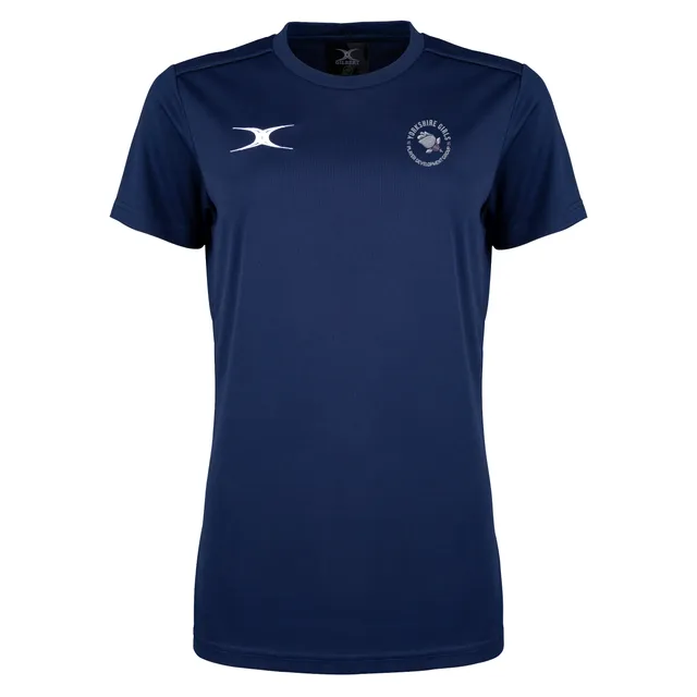 gilbert-rugby-yorkshire-pdg-photon-ii-t-shirt-manica-corta-senior-blu-navy image 1