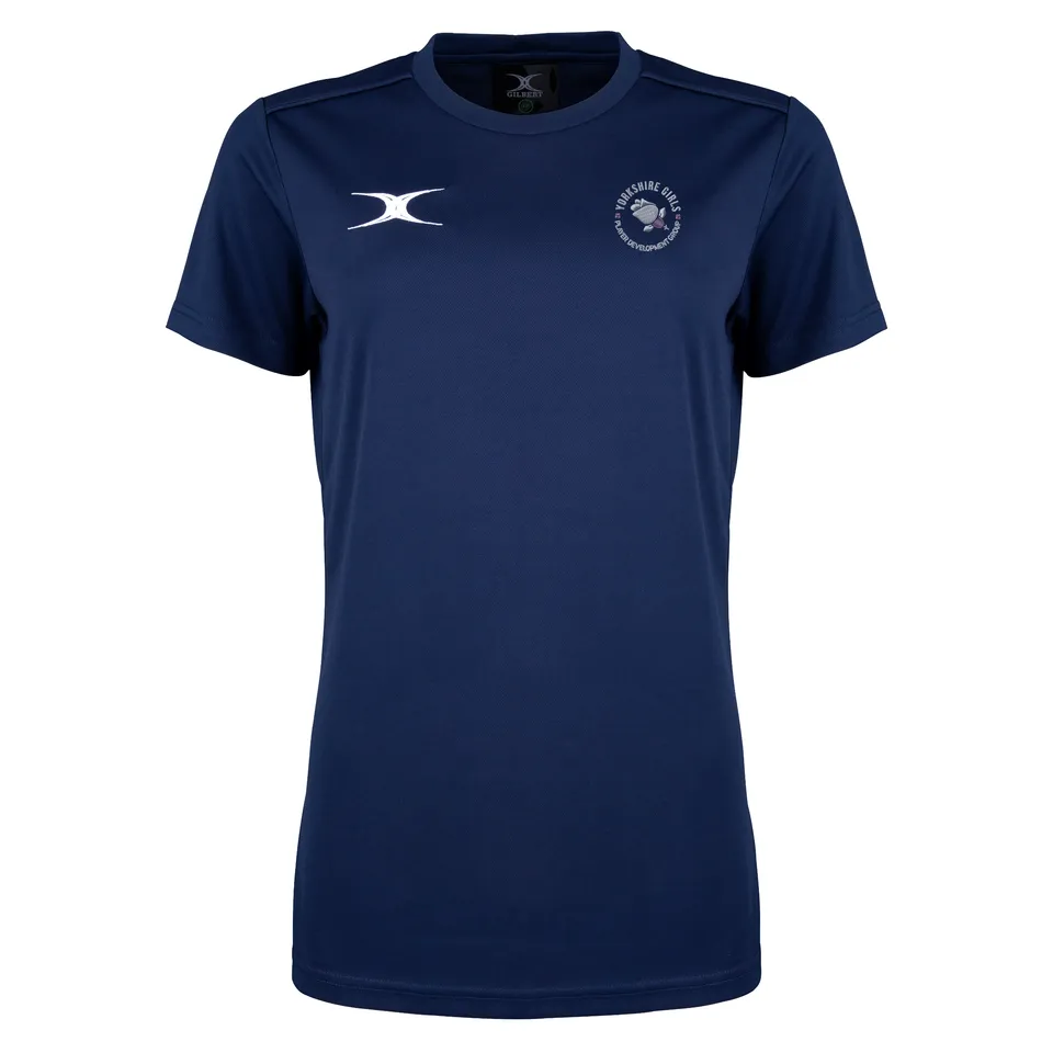 gilbert-rugby-yorkshire-pdg-photon-ii-t-shirt-manica-corta-senior-blu-navy image 1