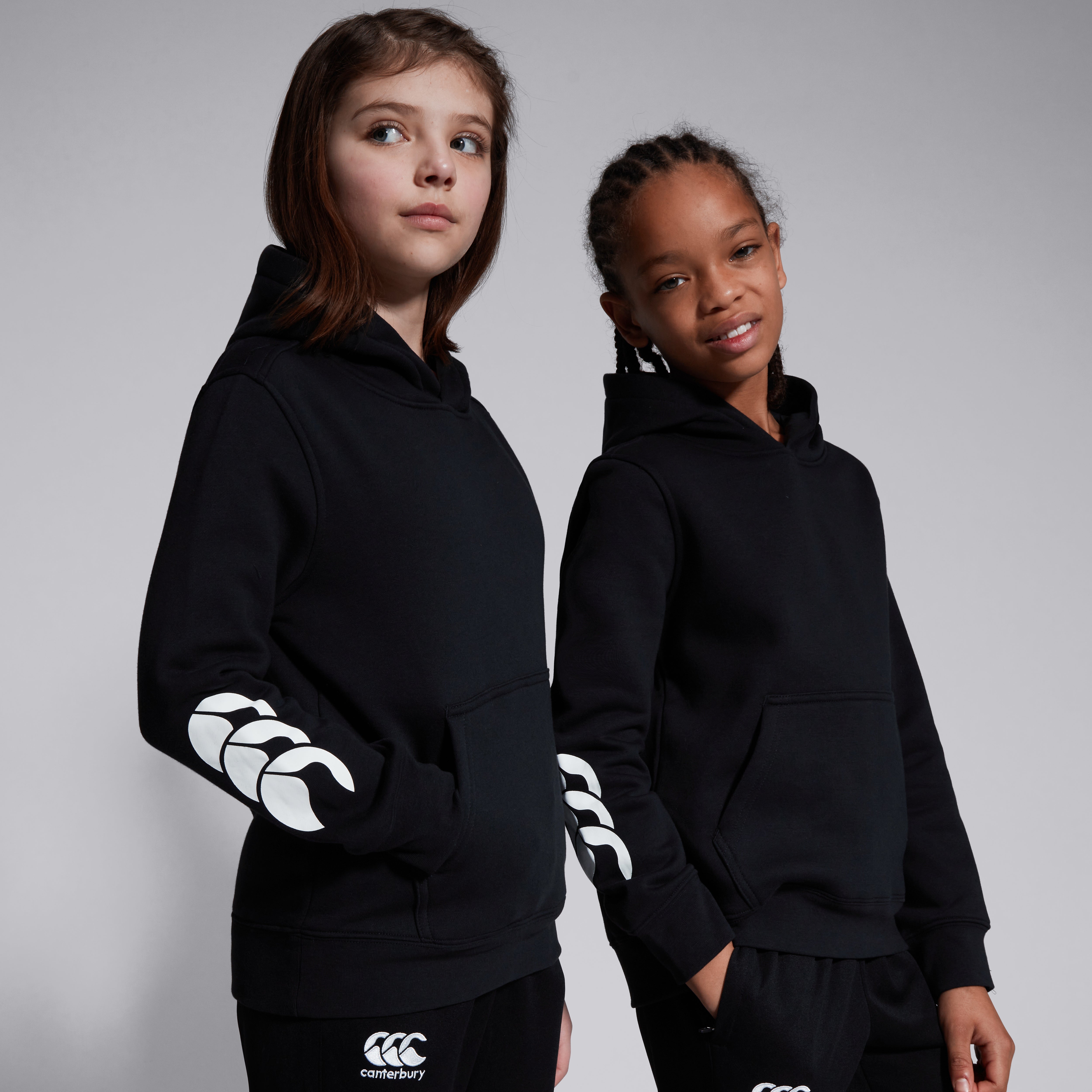 canterbury-junior-club-hoody-black-felpa-con-cappuccio-junior-nera image 2