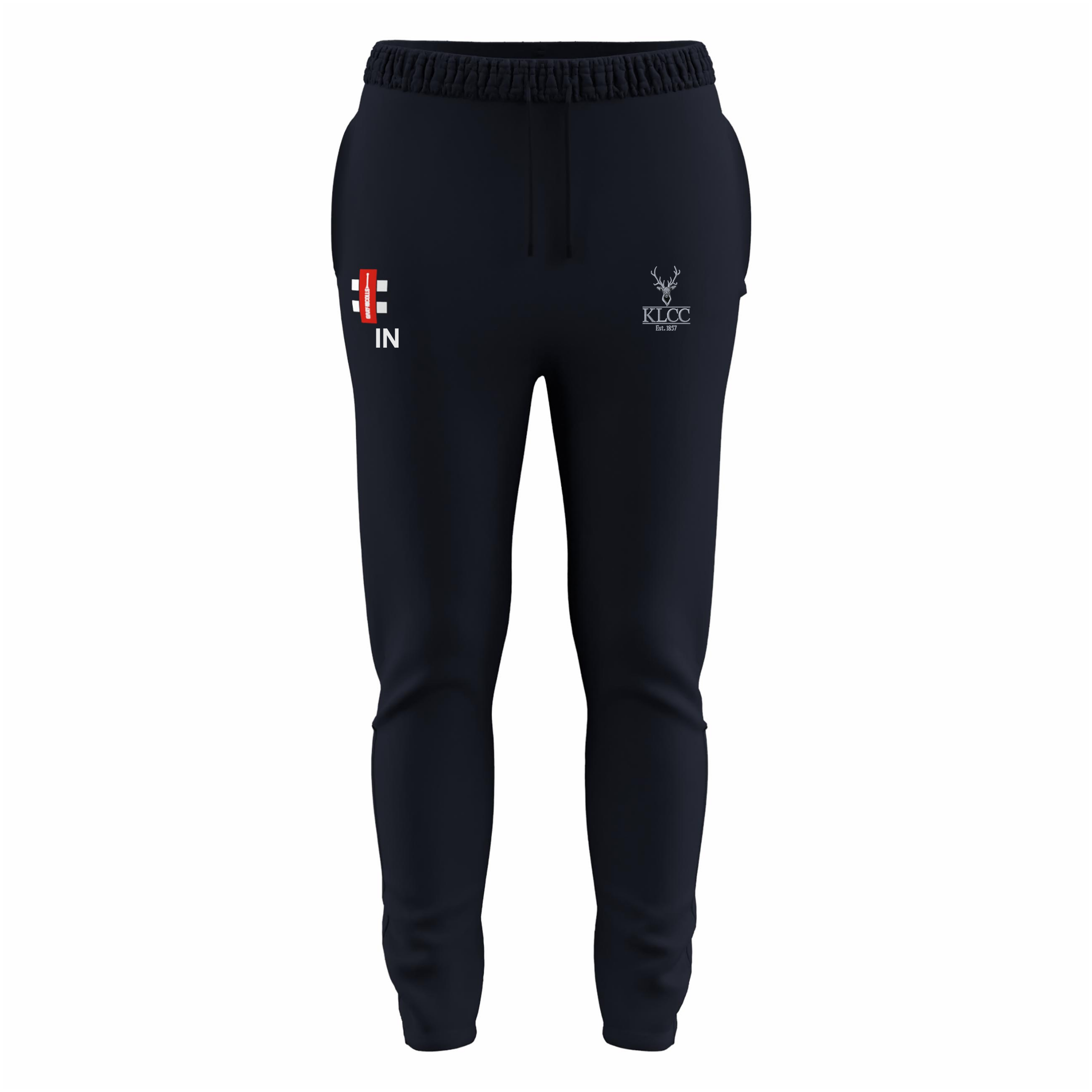 gray-nicolls-kirk-langley-cricket-club-pantaloni-training-gts-donna-blu-navy image 1