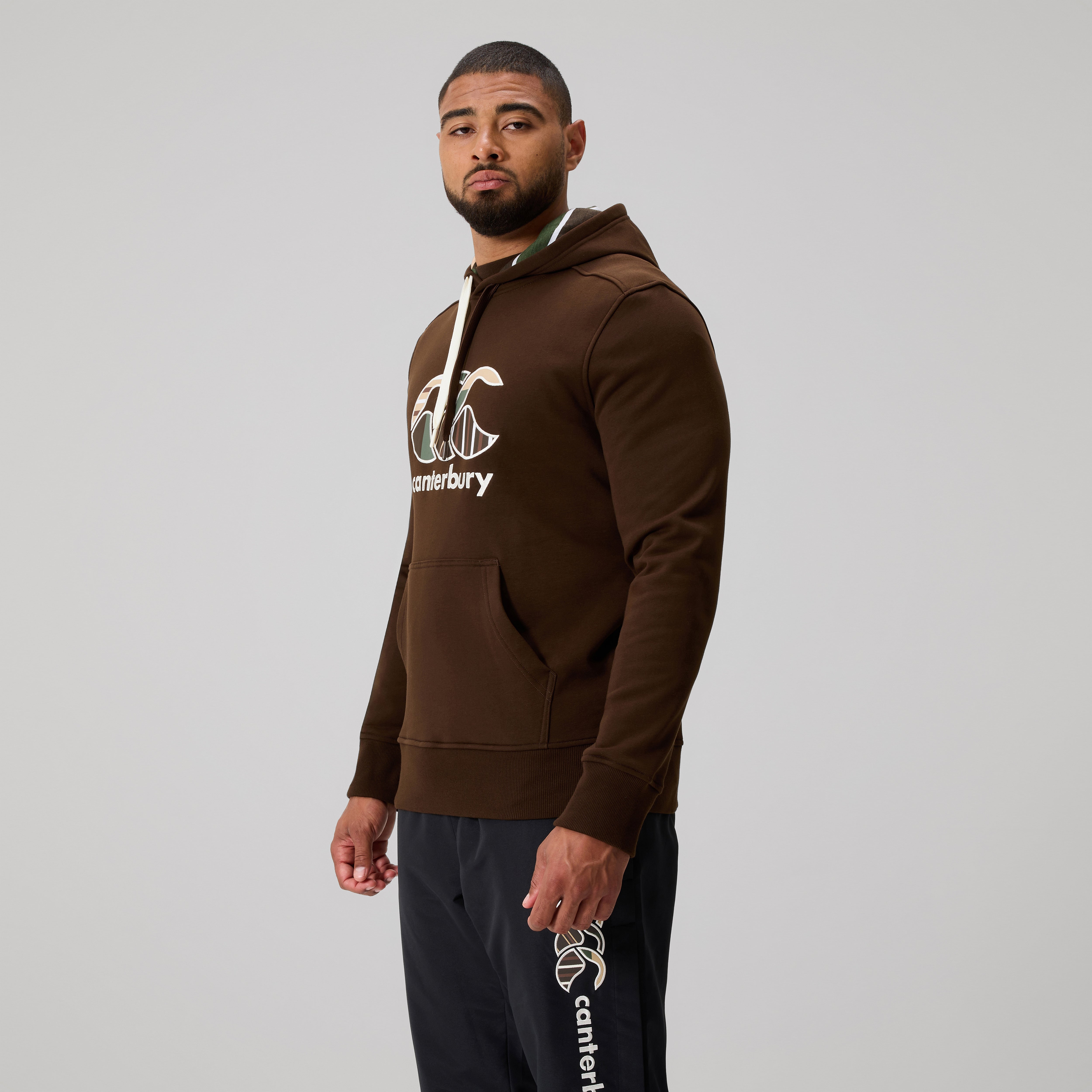 canterbury-uglies-hoodie-uomo-marrone-felpa-cappuccio-rugby image 4