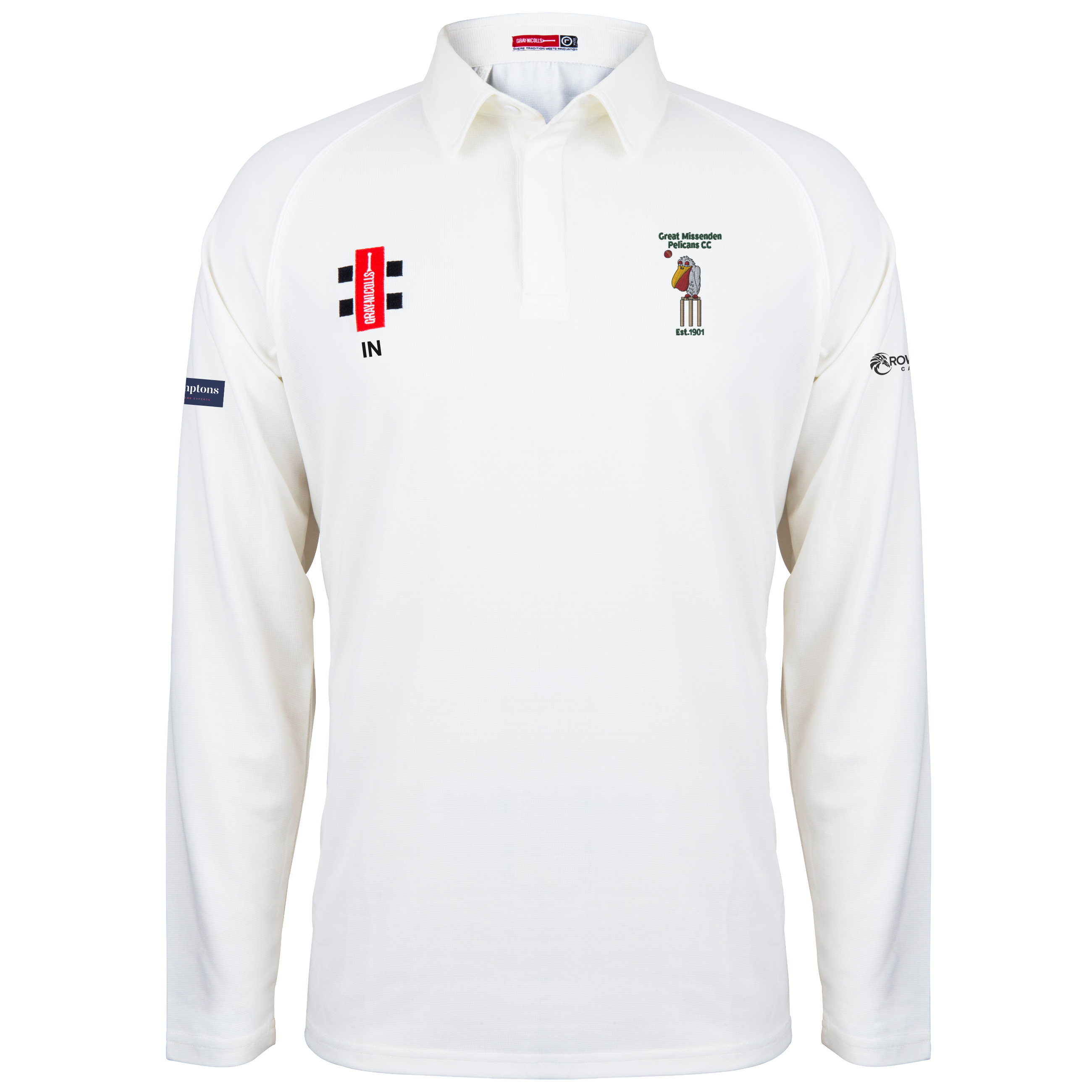 gray-nicolls-great-missenden-pelicans-cc-matrix-v2-maglia-cricket-manica-lunga-s image 1