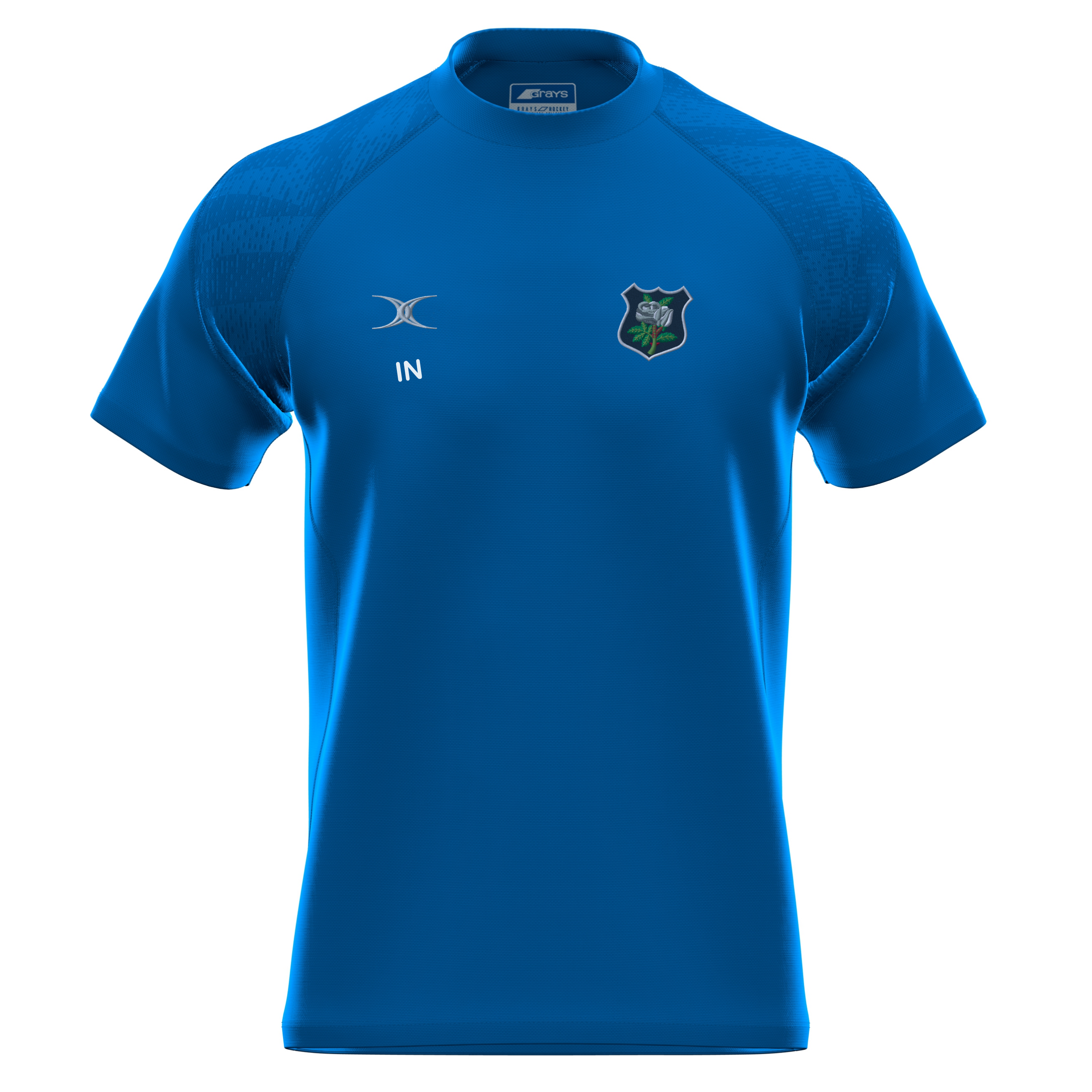 gilbert-rugby-yorkshire-rfu-gts-maglia-donna-manica-corta-royal image 1