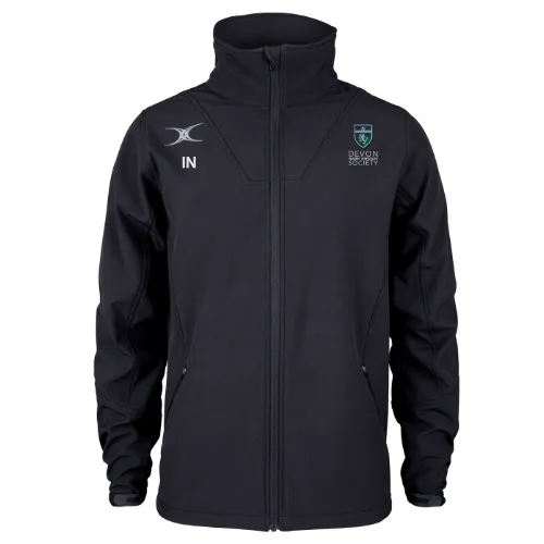 gilbert-rugby-devon-referees-pro-giacca-softshell-full-zip-nera-adulto image 1