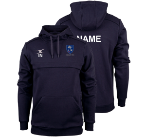 gilbert-rugby-havant-rfc-photon-felpa-cappuccio-bambino-blu-navy image 1