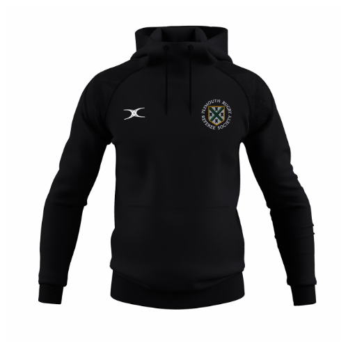 gilbert-rugby-plymouth-rugby-referee-society-gts-felpa-con-cappuccio-senior-nero image 1