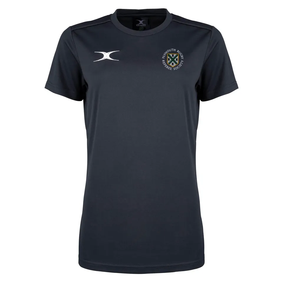 gilbert-rugby-plymouth-referee-society-photon-ii-t-shirt-manica-corta-senior-ner image 1
