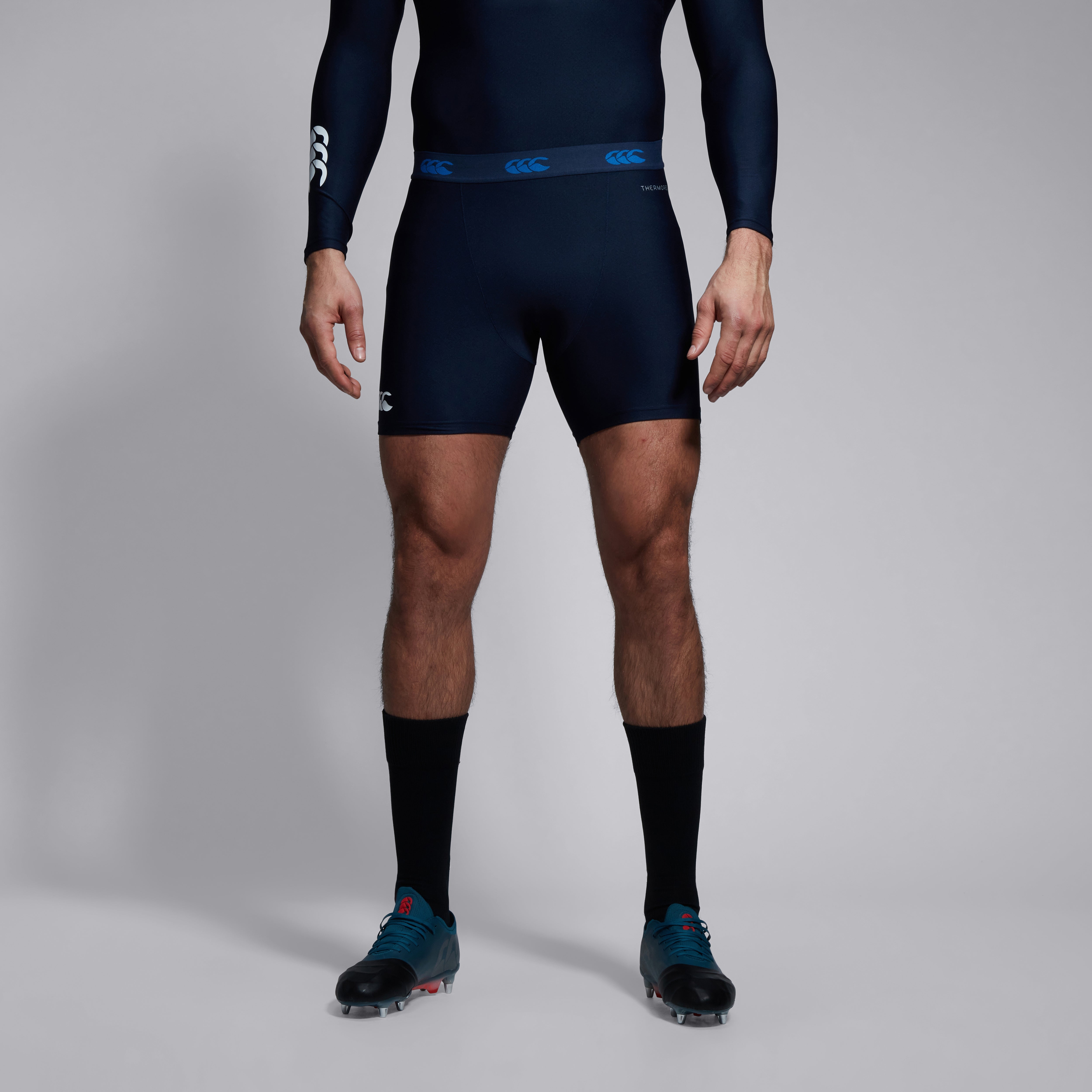 canterbury-uomo-thermoreg-pantaloncini-termici-6-pollici-blu-navy image 1