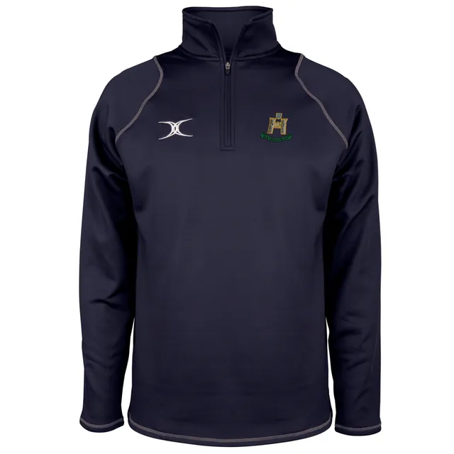 gilbert-rugby-old-reigatian-rfc-junior-quest-pile-1-4-zip-blu-navy image 1