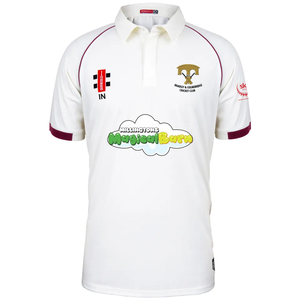 gray-nicolls-bradley-colnebridge-cc-junior-matrix-v2-maglia-manica-corta-avorio- image 1