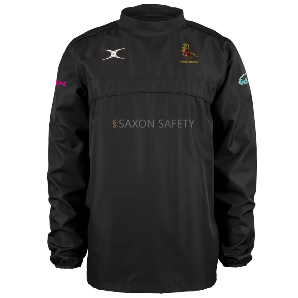 gilbert-rugby-andover-rfc-junior-photon-giacca-warm-up-bambino-nero image 1