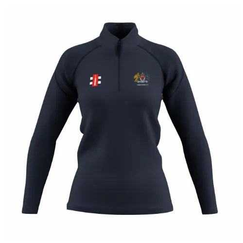 gray-nicolls-gts-pile-1-4-zip-donna-prestwich-cricket-club-blu-navy-scuro image 1