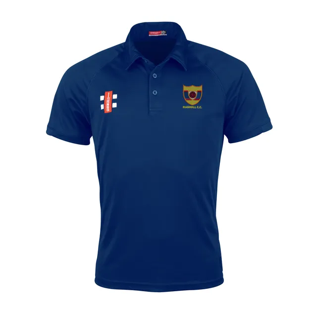 gray-nicolls-matrix-v2-polo-cricket-junior-maghull-cc-navy-manica-corta image 1